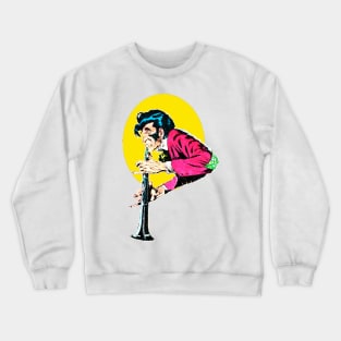 Permormatic musician playing clarinet Crewneck Sweatshirt